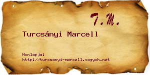 Turcsányi Marcell névjegykártya