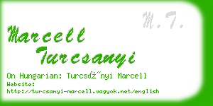 marcell turcsanyi business card